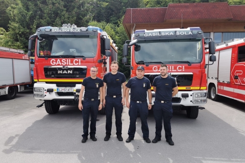 Nove okrepitve v Gasilskem zavodu Nova Gorica. 