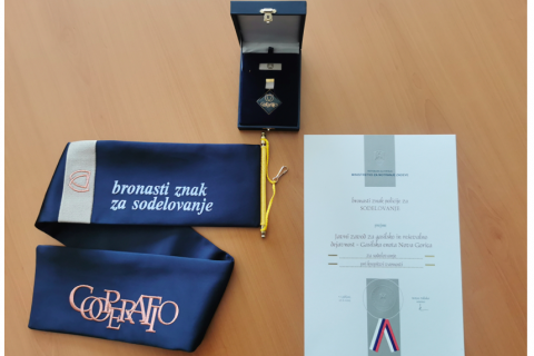 GASILSKA ENOTA NOVA GORICA PREJEMNIK BRONASTEGA ZNAKA POLICIJE